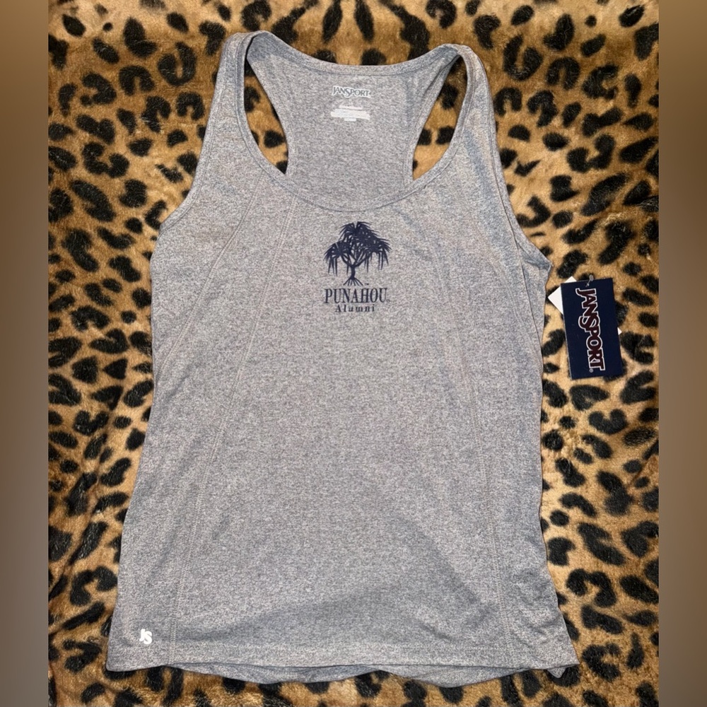 Jansport Women's Heather Gray Tank Top